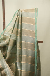 Mint Tissue Banarasi Silk Saree - SRMTBSS104