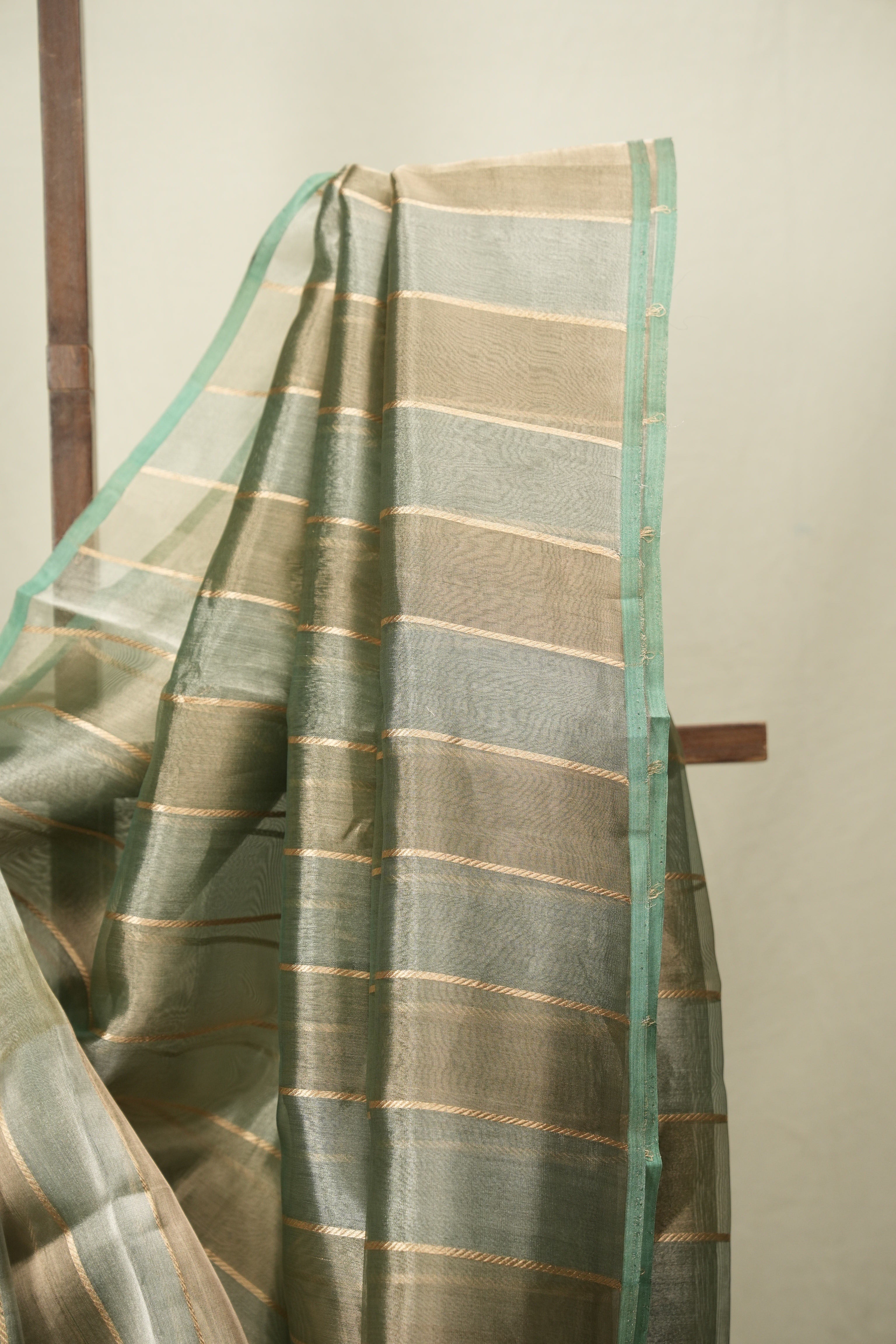 Mint Tissue Banarasi Silk Saree - SRMTBSS104