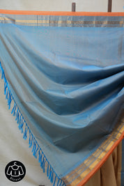 Beige Gadwal Cotton Silk Saree - SRBGCSS75