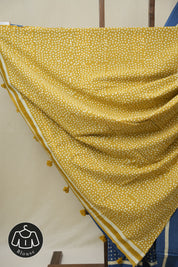 Blue HBP Cotton Saree- SRBCS3269
