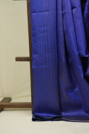 Royal Blue Raw Silk Saree - SRRBRSS1019