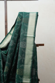Green Soft Silk Saree - SRGSSS265