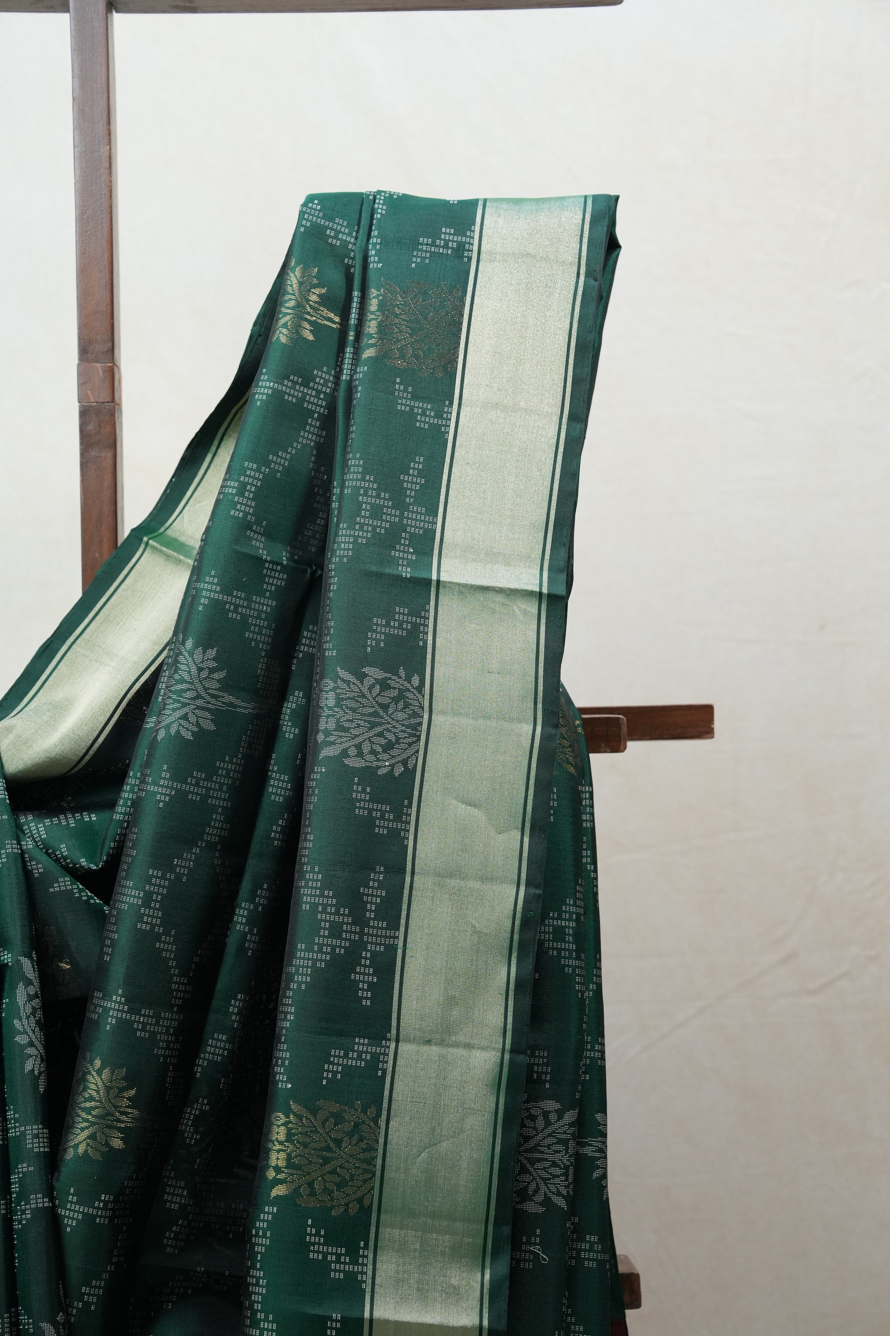 Green Soft Silk Saree - SRGSSS265