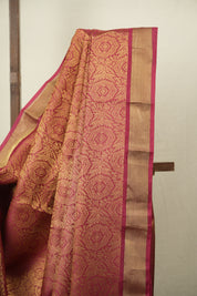 Rani Pink Tussar Silk Saree - SRRPTSS1954
