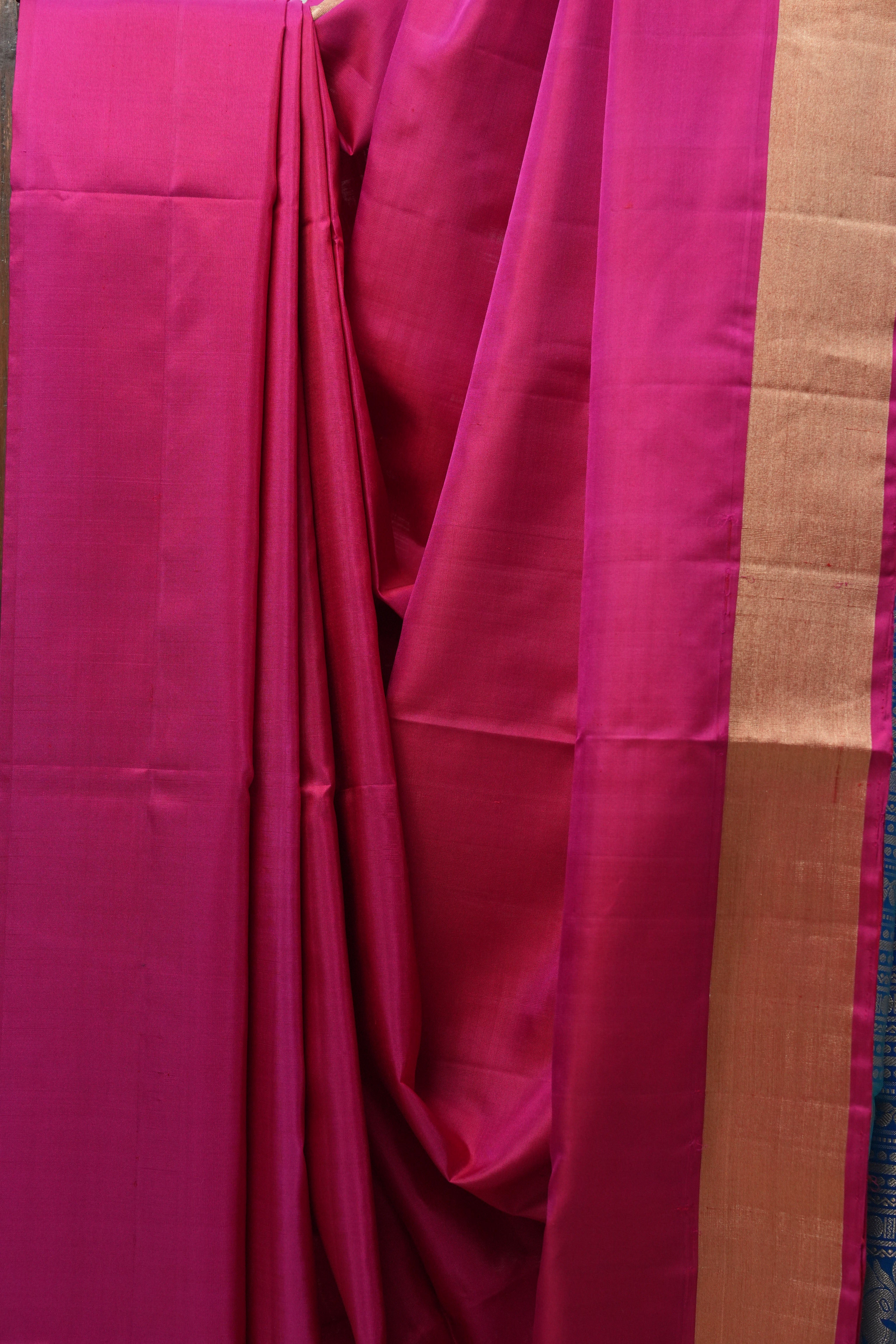 Rani Pink  Soft Silk Saree - SRRPSSS230