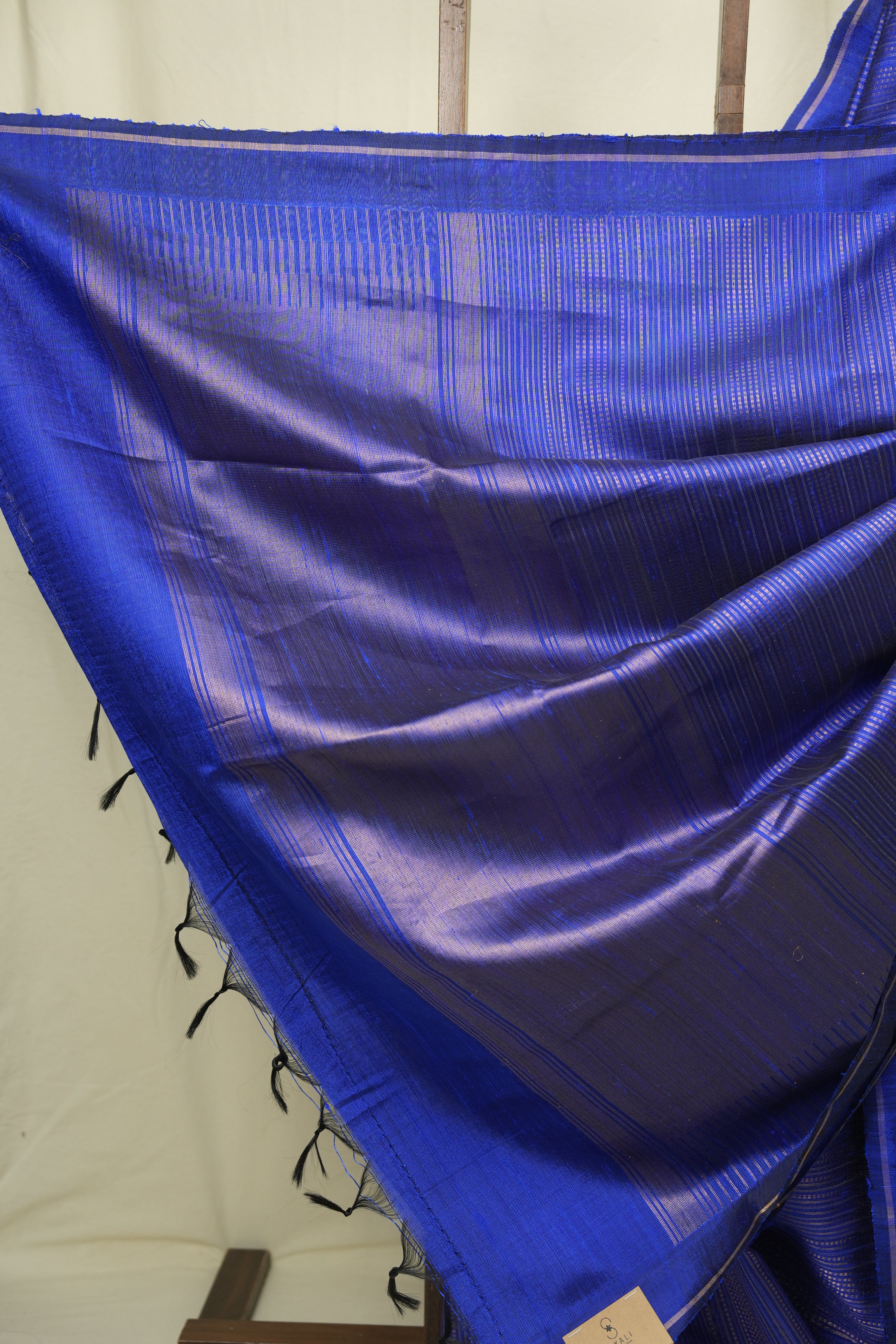 Royal Blue Raw Silk Saree - SRRBRSS1019