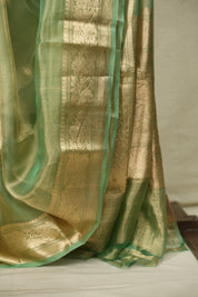 Pista Tissue Banarasi Silk Saree - SRPTBSS100