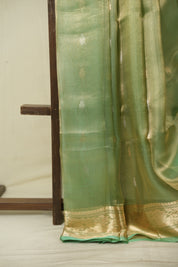 Pista Tissue Banarasi Silk Saree - SRPTBSS100