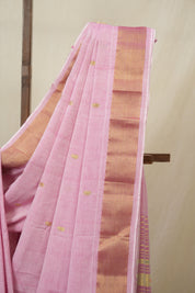 Pink Cotton Paithani Saree - SRPCPS714