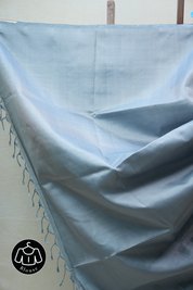 Grey Soft Silk Saree - SRGSSS281