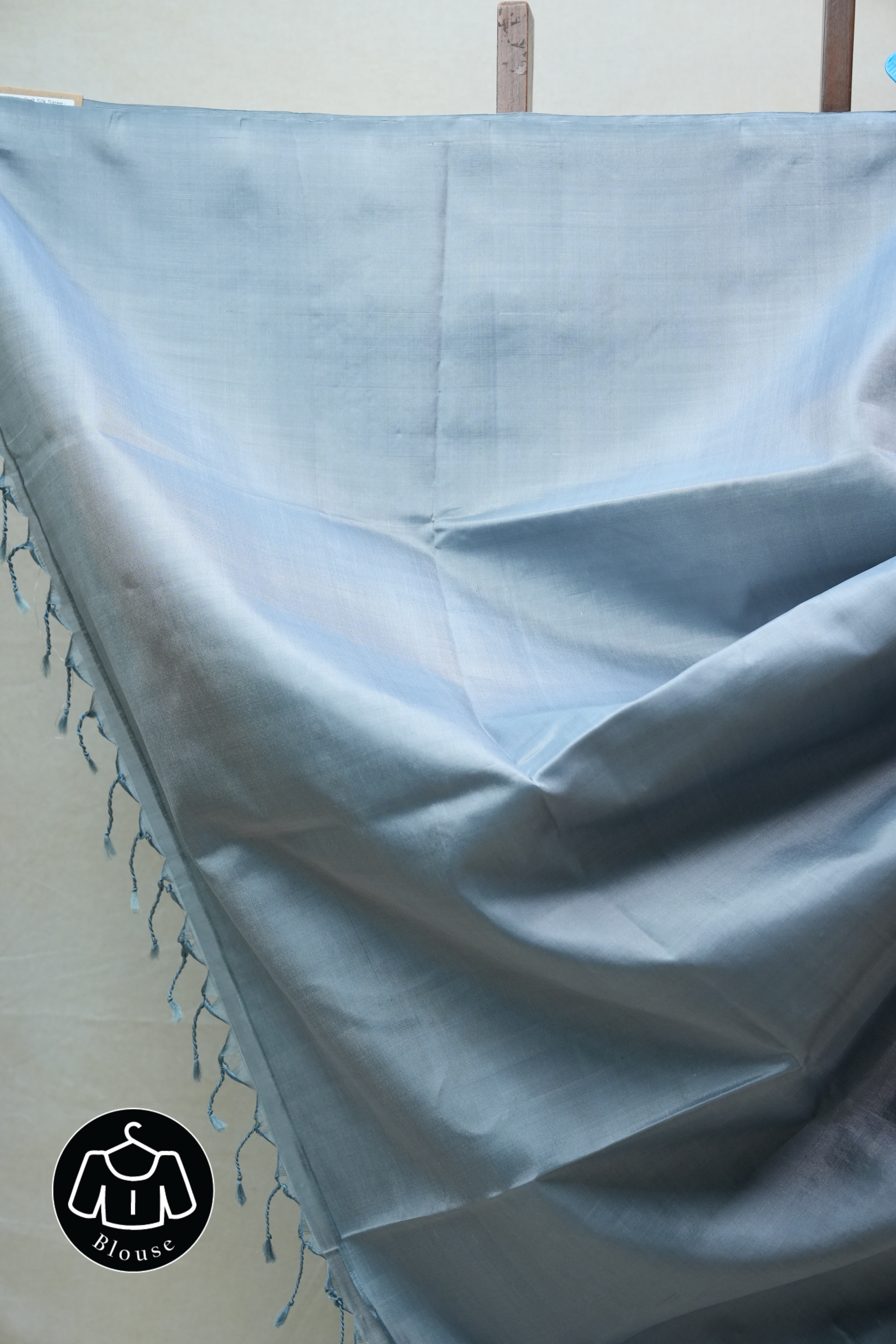 Grey Soft Silk Saree - SRGSSS281