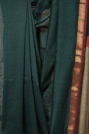 Teal Green Maheshwari Saree - SRTGMS1024