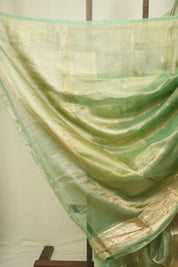 Pista Tissue Banarasi Silk Saree - SRPTBSS100
