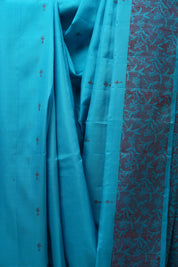 Blue Soft Silk Saree - SRBSSS282