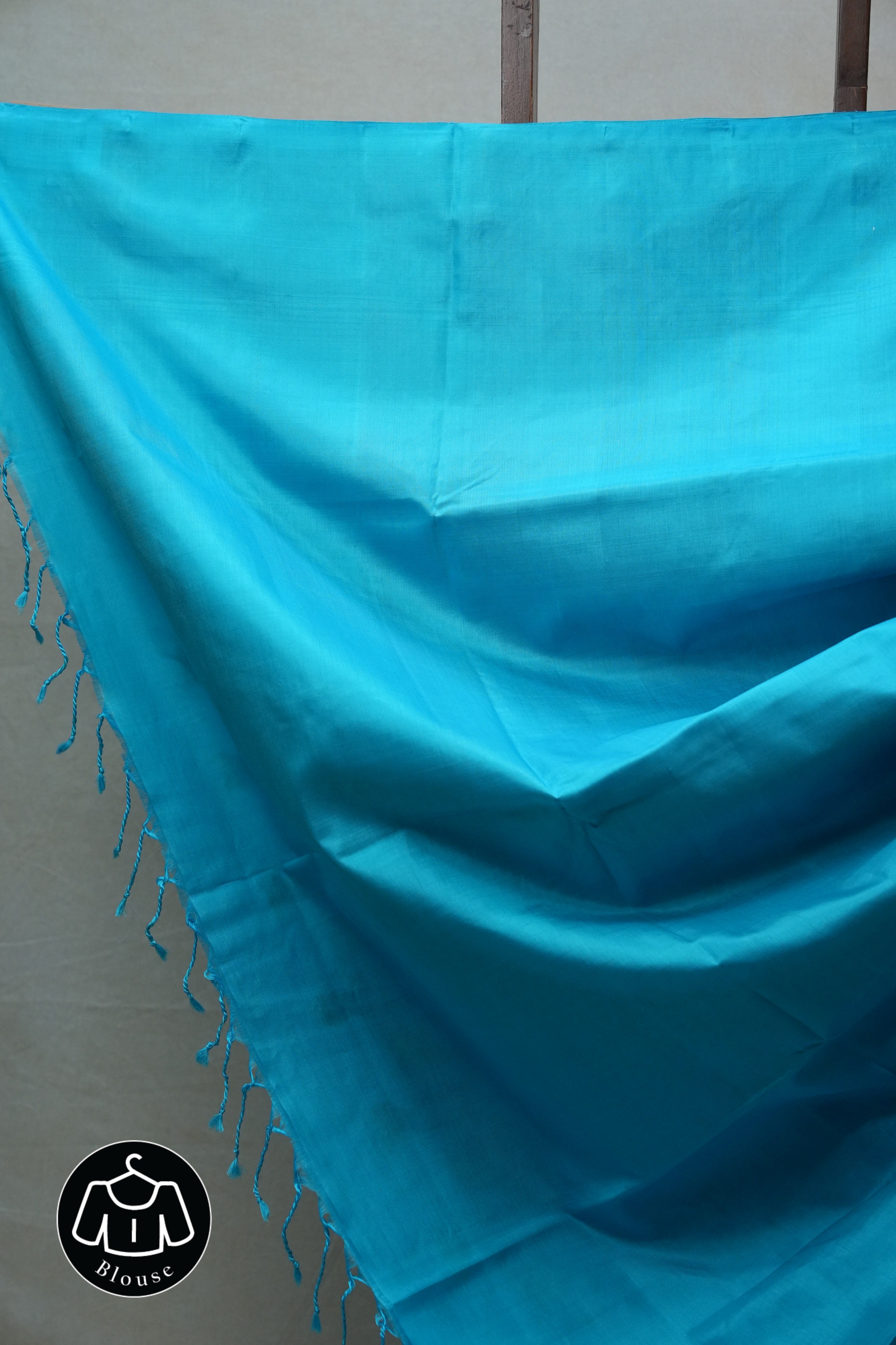 Blue Soft Silk Saree - SRBSSS282