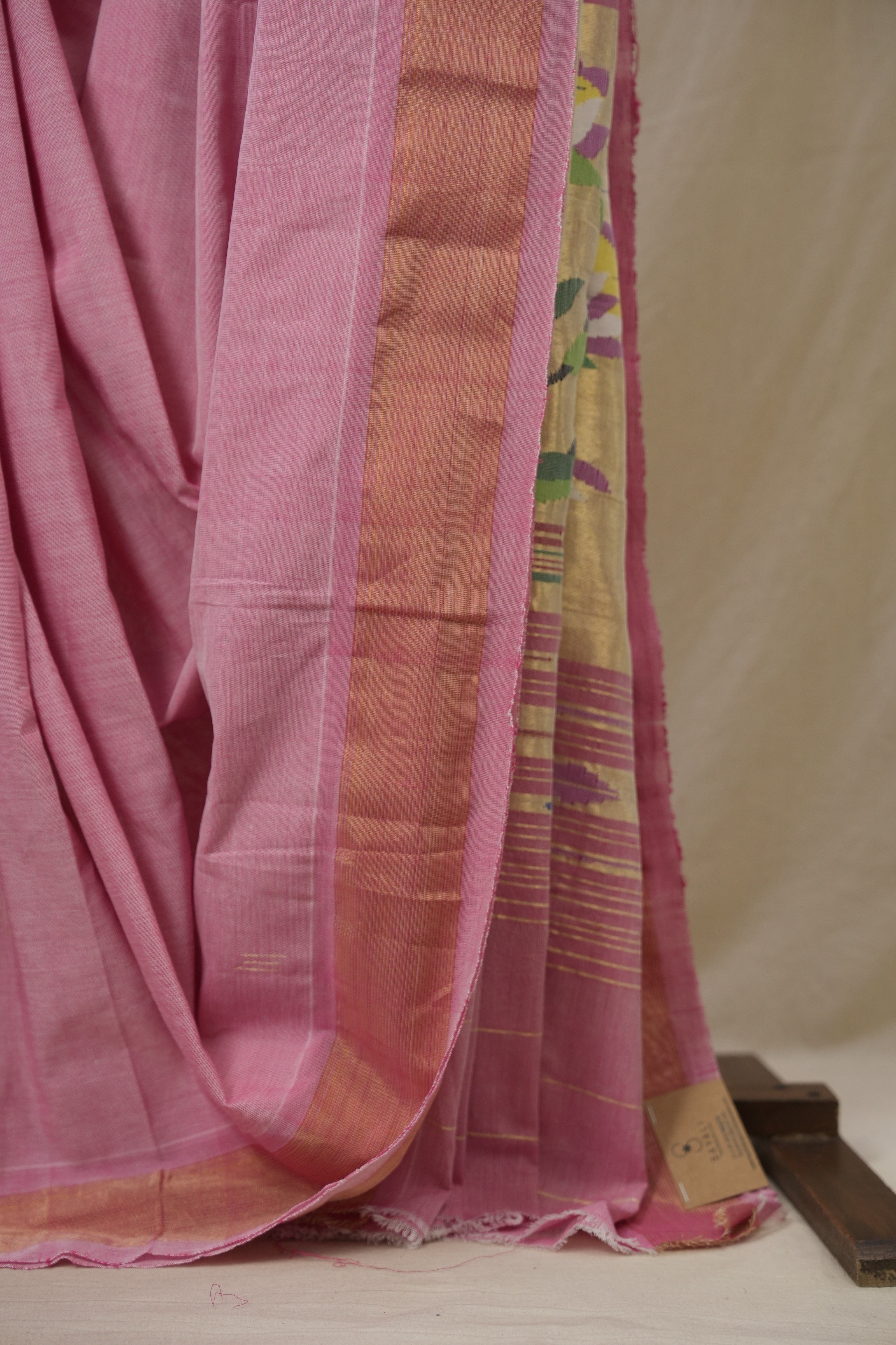 Pink Cotton Paithani Saree - SRPCPS715