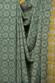 Green HBP Cotton Saree - SRGCS3618