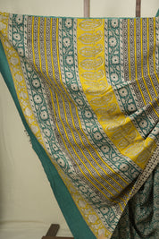 Green HBP Cotton Saree - SRGCS3618
