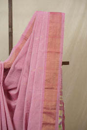 Pink Cotton Paithani Saree - SRPCPS715