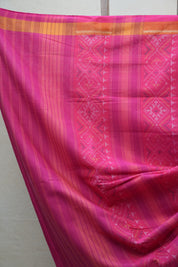 Pink Rajkot Patola Cotton Saree - SRPRPCS14