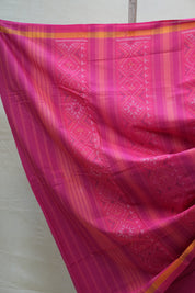 Pink Rajkot Patola Cotton Saree - SRPRPCS13