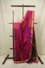 Multicolour Maheshwari Saree - SRMMS1311