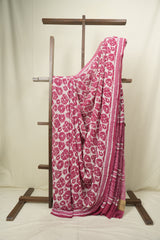 Pink HBP Georgette Saree - SRPHGS69