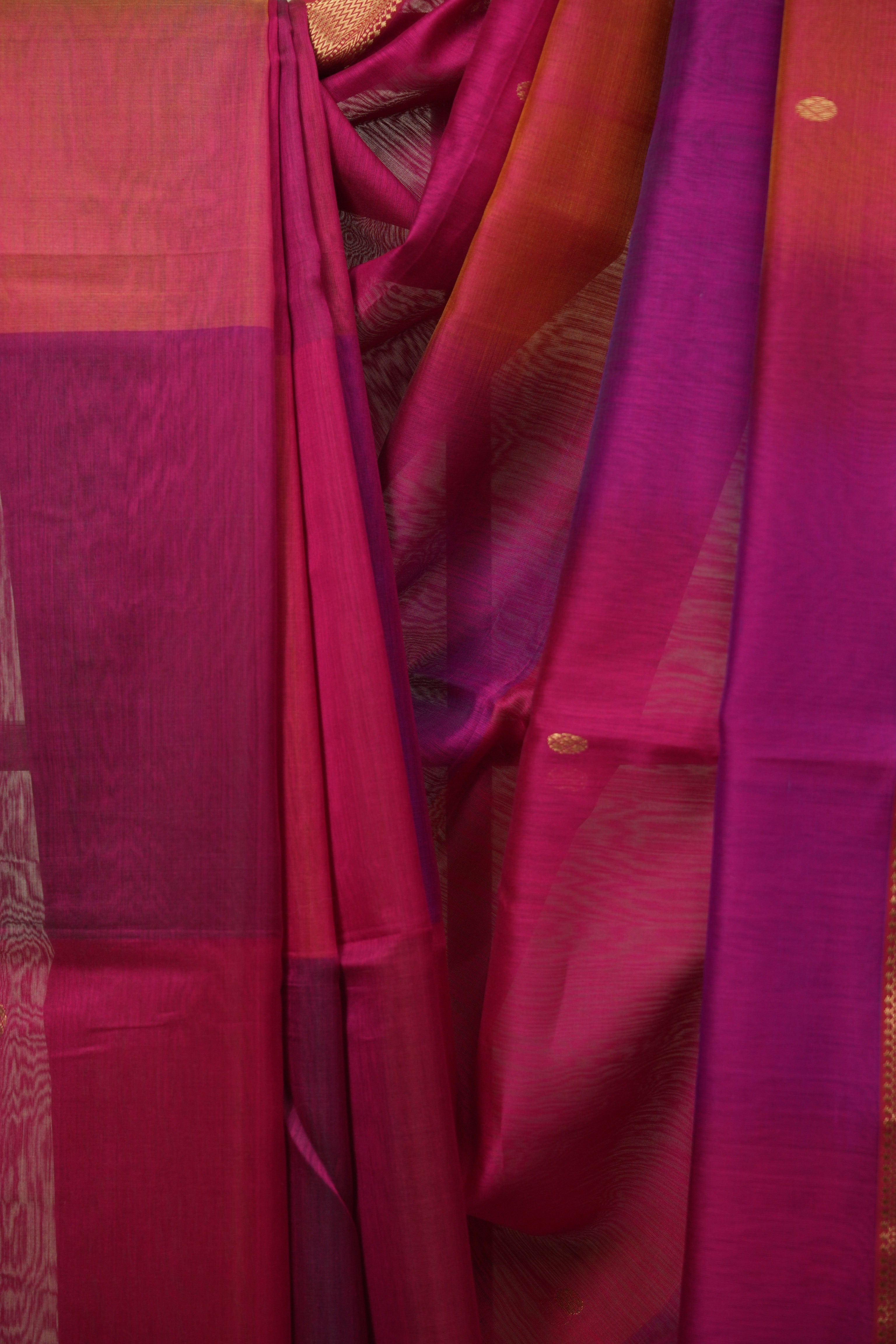 Multicolour Maheshwari Saree - SRMMS1311