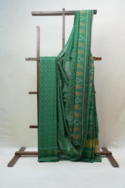 Green Rajkot Patola Cotton Saree - SRGRPCS05