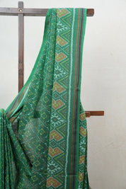 Green Rajkot Patola Cotton Saree - SRGRPCS05