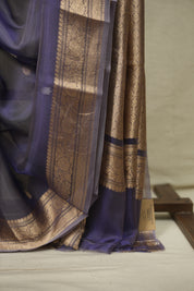 Lavender Tissue Banarasi Silk Saree - SRLTBSS96