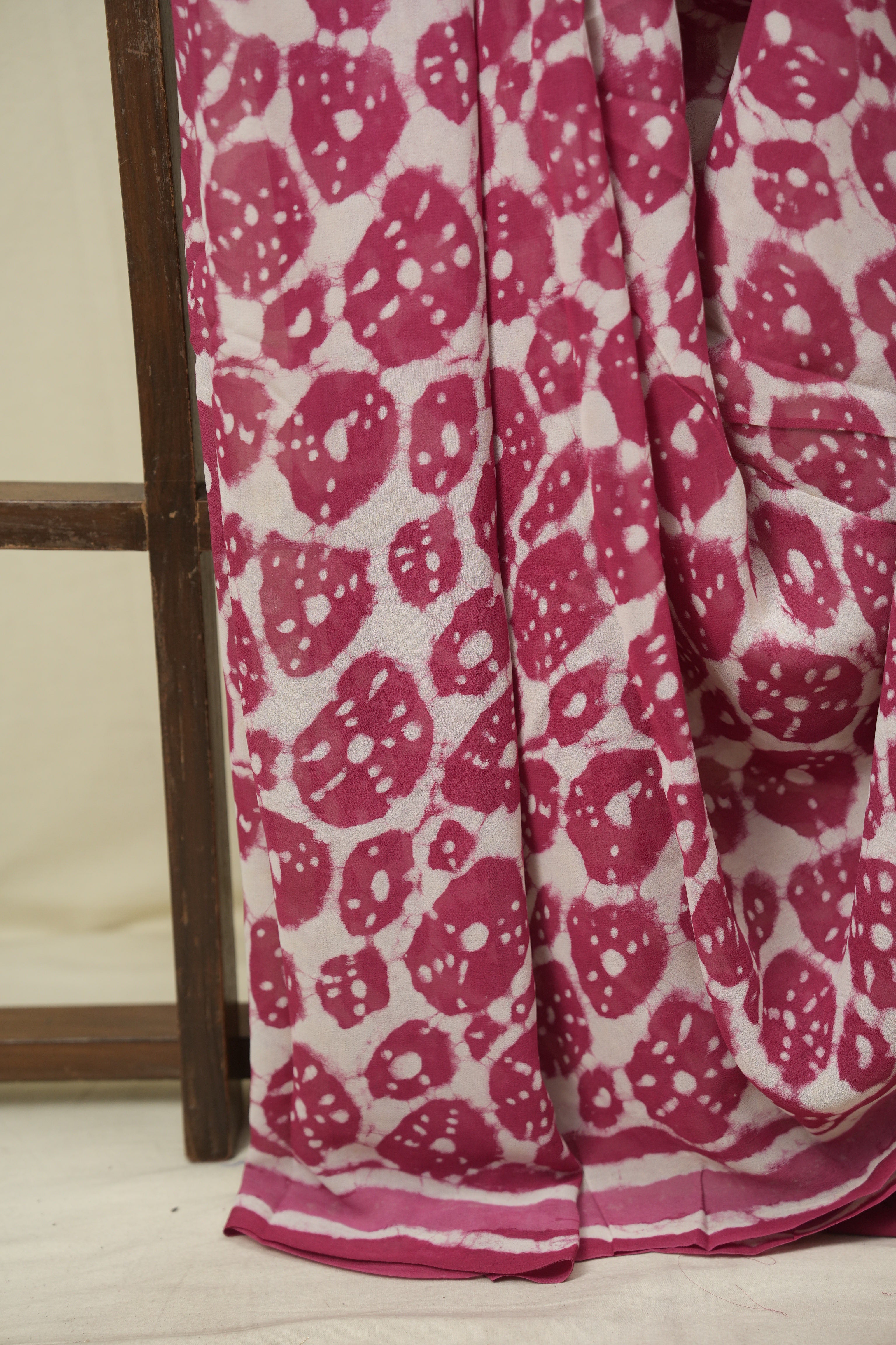 Pink HBP Georgette Saree - SRPHGS69