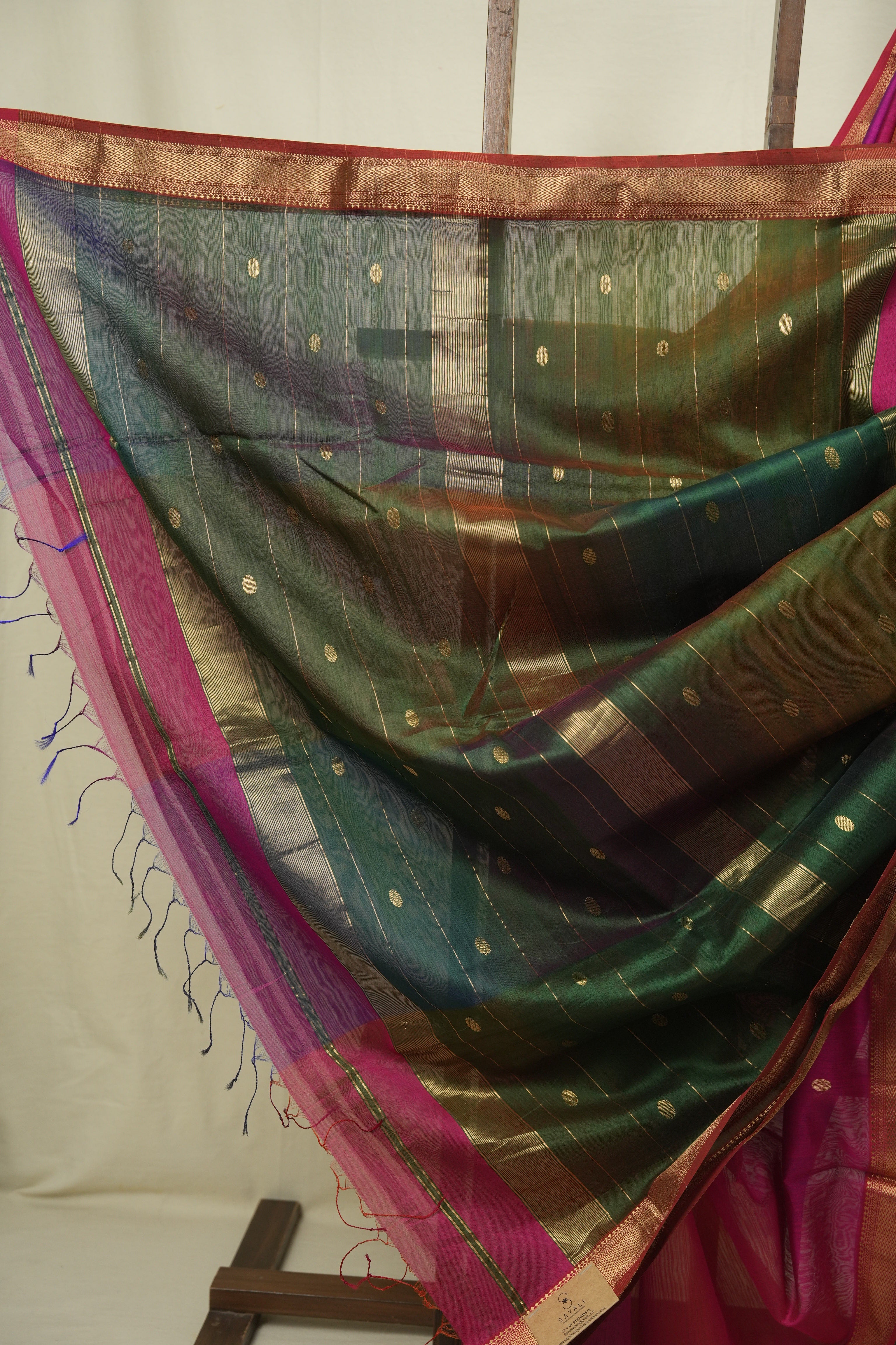 Multicolour Maheshwari Saree - SRMMS1311