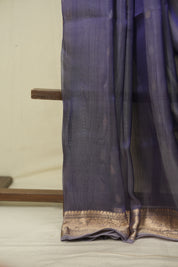 Lavender Tissue Banarasi Silk Saree - SRLTBSS96