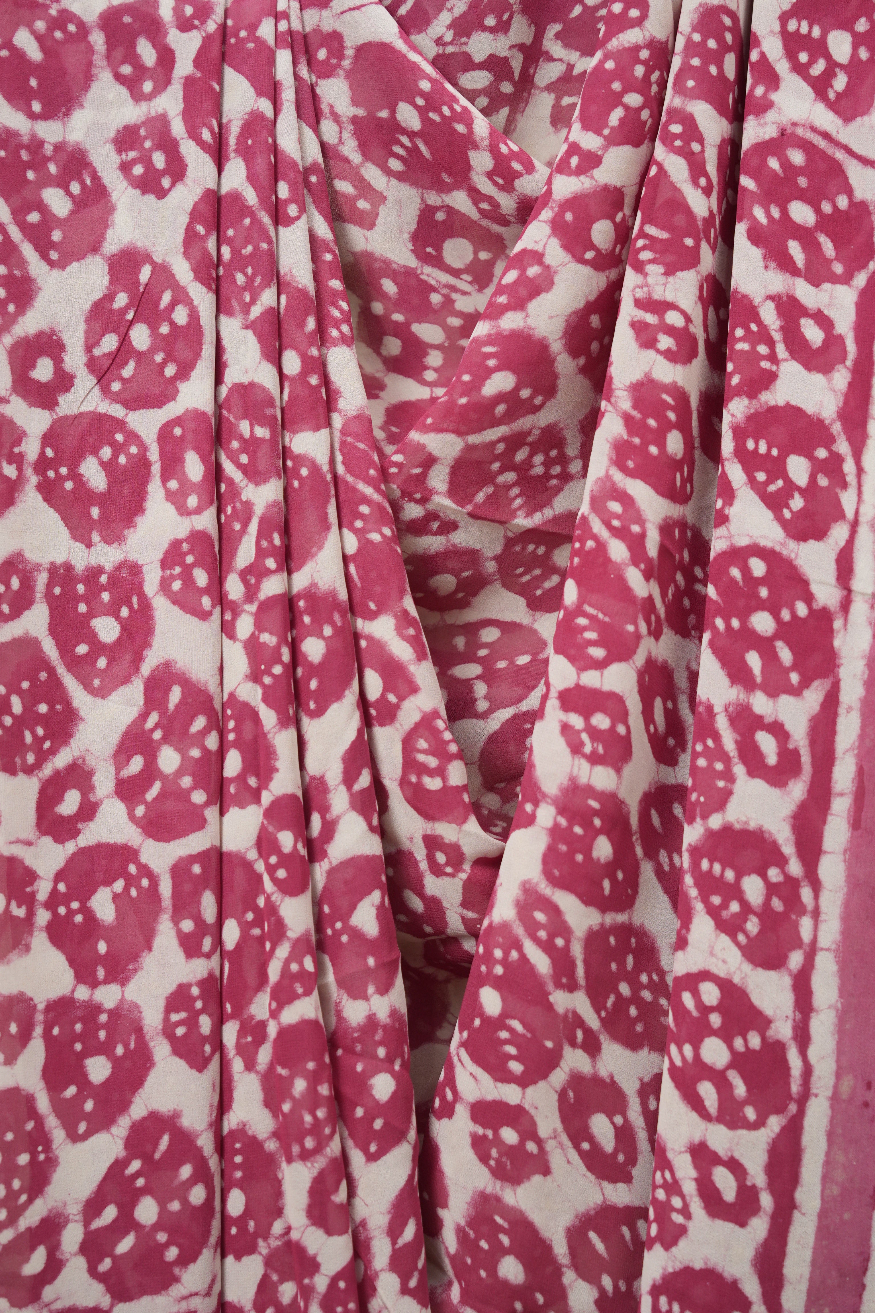 Pink HBP Georgette Saree - SRPHGS69