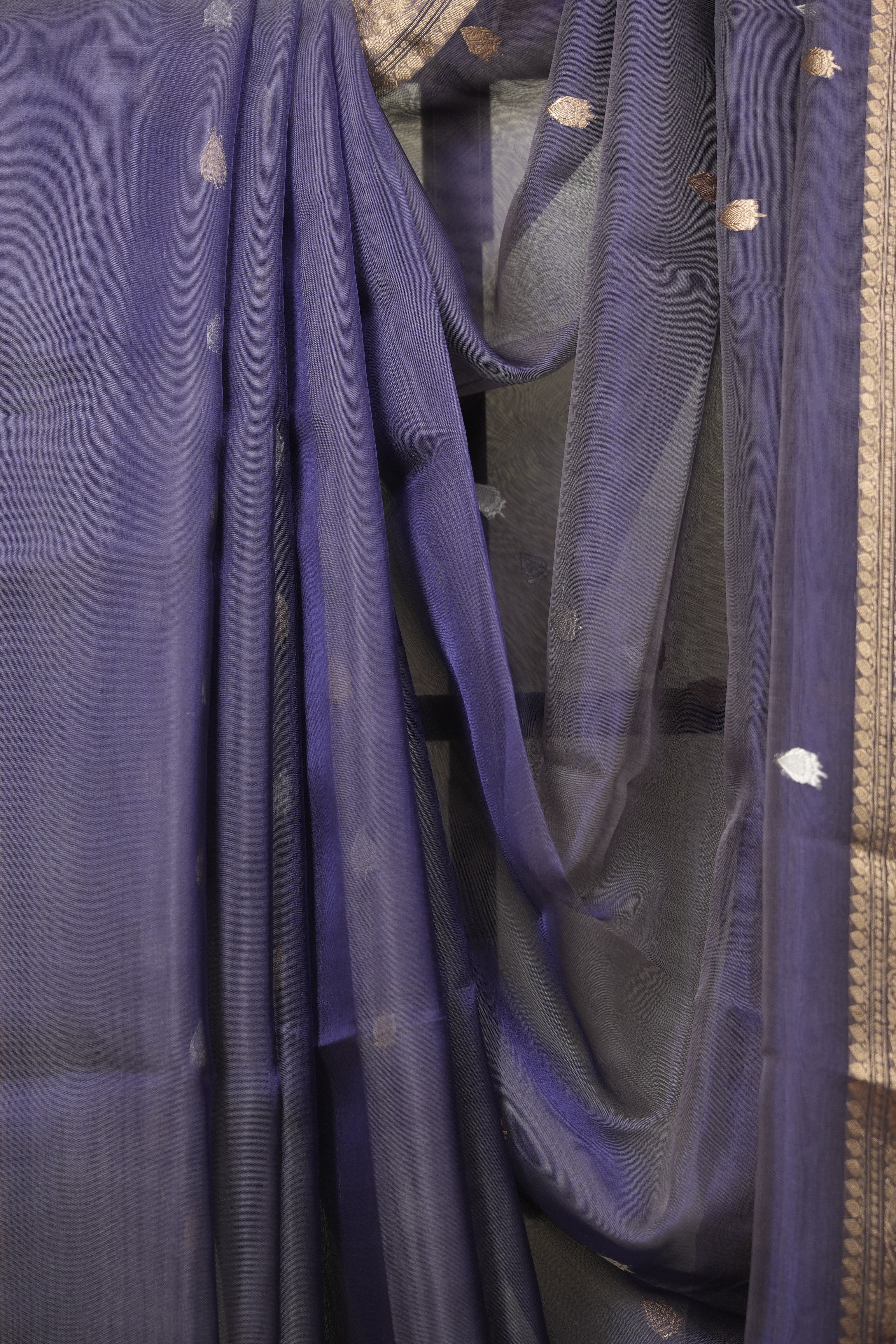 Lavender Tissue Banarasi Silk Saree - SRLTBSS96