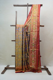 Blue Rajkot Patola Silk Saree - SRBRPSS430