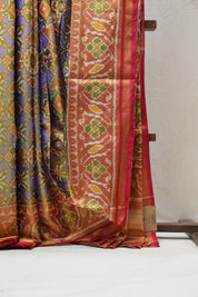 Blue Rajkot Patola Silk Saree - SRBRPSS430