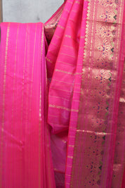Rani Pink Chanderi Silk Saree - SRRPCSS250