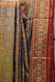 Blue Rajkot Patola Silk Saree - SRBRPSS430