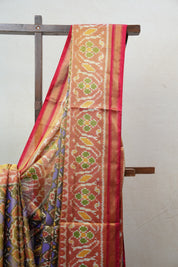 Blue Rajkot Patola Silk Saree - SRBRPSS430