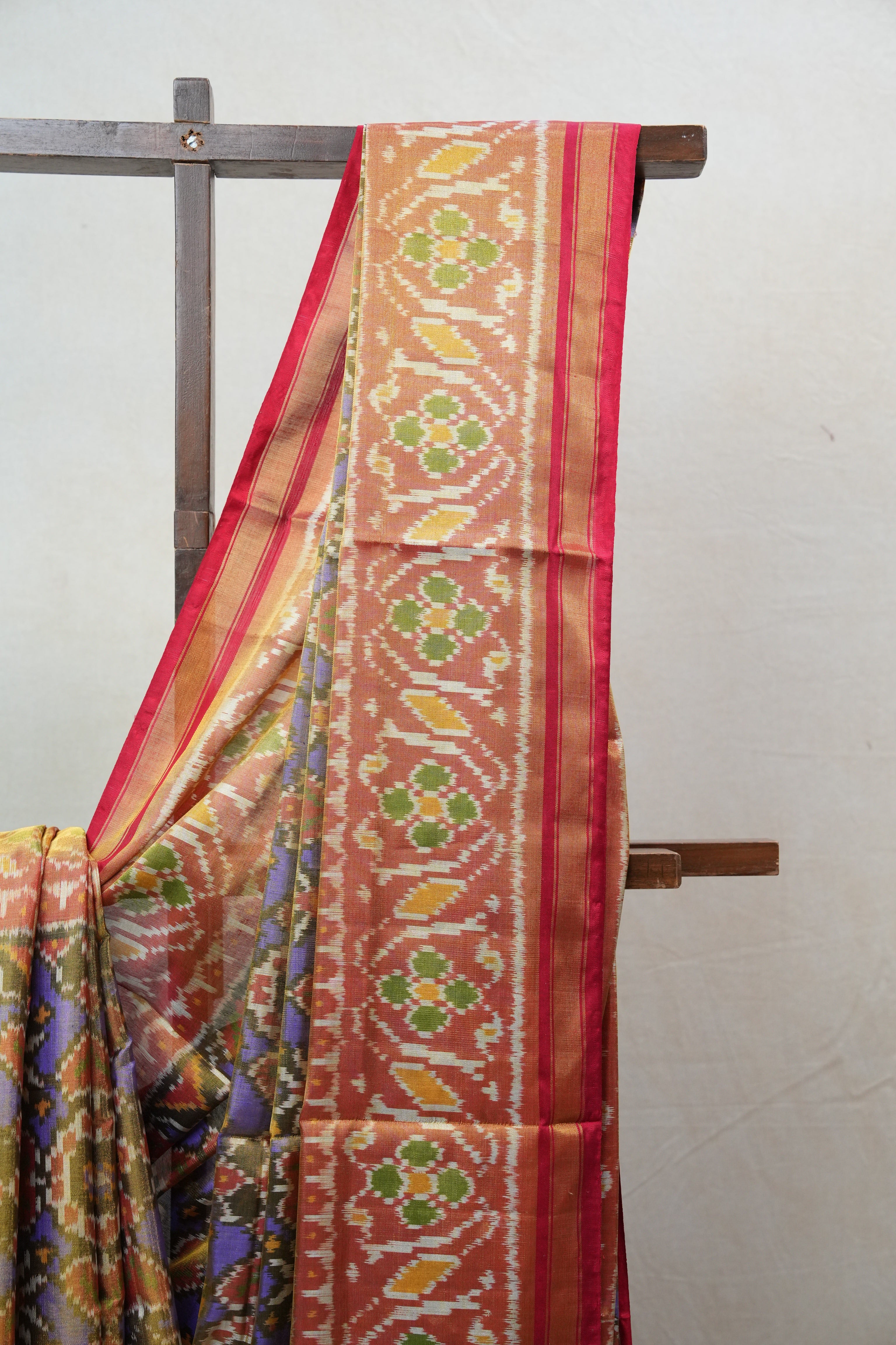 Blue Rajkot Patola Silk Saree - SRBRPSS430