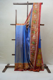 Blue Rajkot Patola Silk Saree - SRBRPSS427