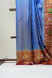 Blue Rajkot Patola Silk Saree - SRBRPSS427