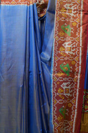 Blue Rajkot Patola Silk Saree - SRBRPSS427