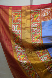 Blue Rajkot Patola Silk Saree - SRBRPSS427