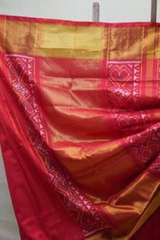 Orange Rajkot Patola Silk Saree - SRORPSS428