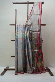 Multicolor Rajkot Patola Silk Saree - SRMRPSS425