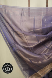 Lavender Tissue Banarasi Silk Saree - SRLTBSS96