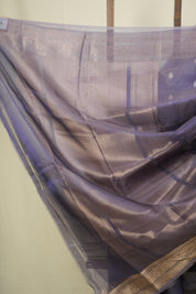 Lavender Tissue Banarasi Silk Saree - SRLTBSS96